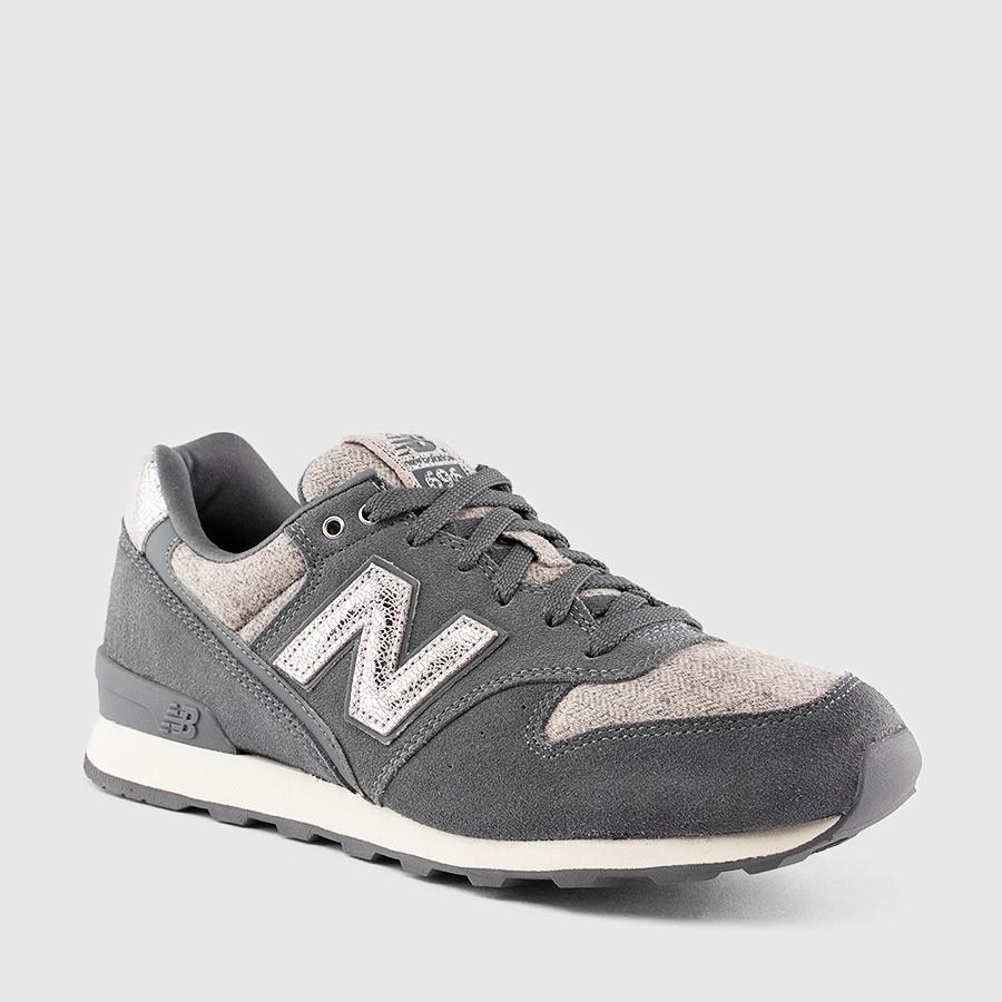 new balance 696 suede kvinner mørk gråsølv sko Salg Virksomhet 3qw6x